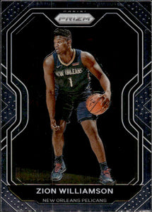 2020-21 Panini Prizm Basketball - Base #185 Zion Williamson - New Orleans Pelicans