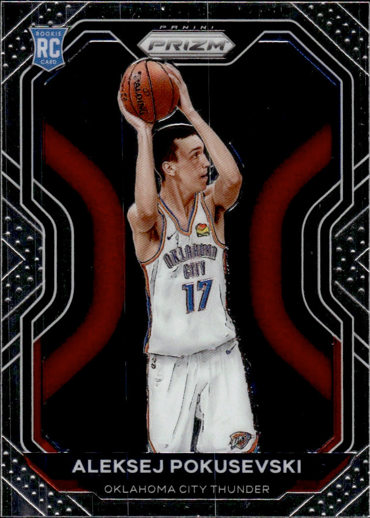 2020-21 Panini Prizm Basketball - Base #264 Aleksej Pokusevski - Oklahoma Thunder