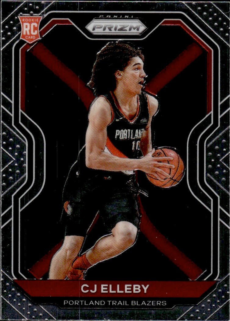 2020-21 Panini Prizm Basketball - Base #283 Cj Elleby - Portland Trail Blazers