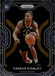 2020-21 Panini Prizm Basketball - Base - Rookie #285 Cassius Stanley - Indiana Pacers