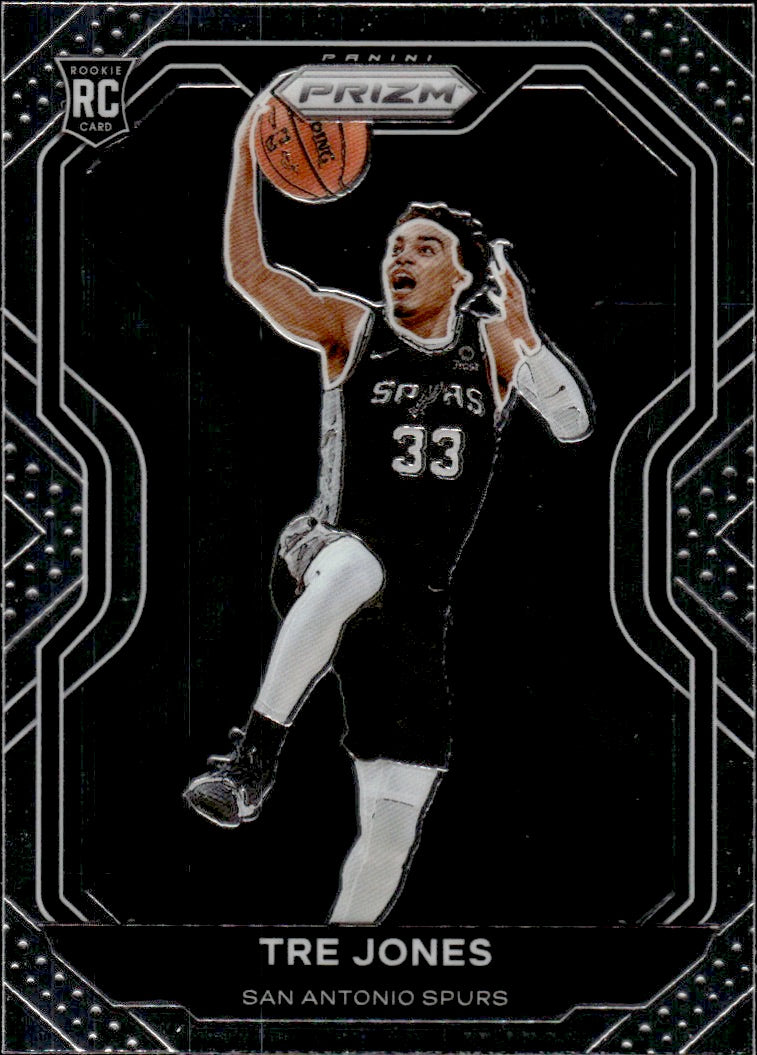 2020-21 Panini Prizm Basketball #291 Tre Jones - San Antonio Spurs