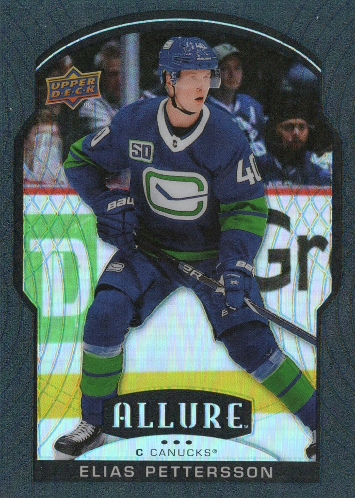 2020-21 Upper Deck Allure Hockey - Base - Black Rainbow #47 Elias Pettersson - Vancouver Canucks