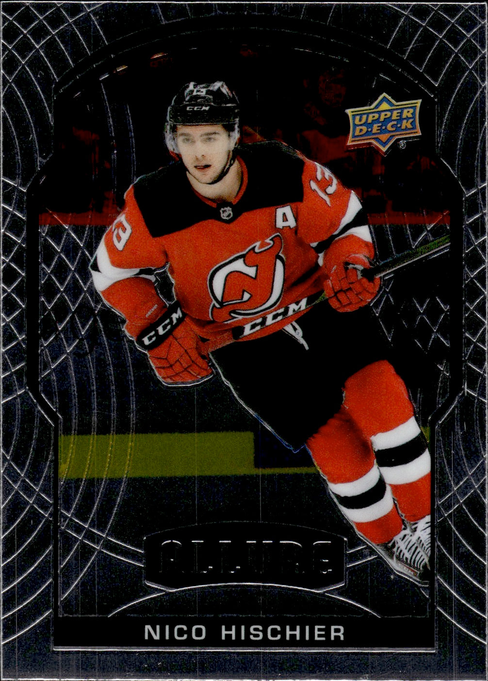 2020-21 Upper Deck Allure Hockey - Base #46 Nico Hischier - New Jersey Devils