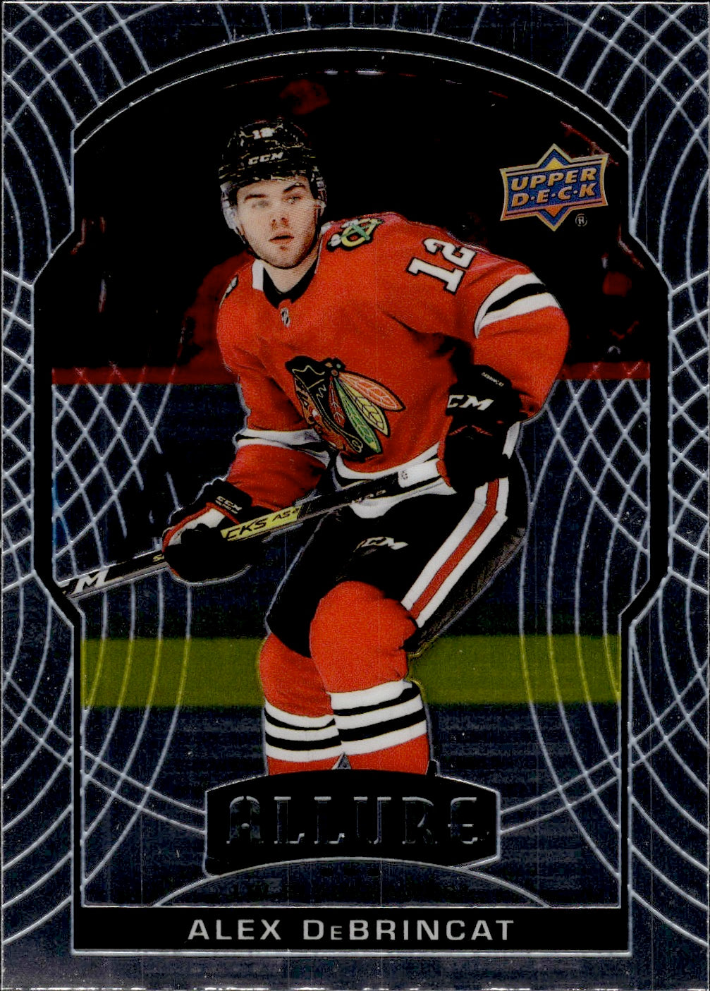 2020-21 Upper Deck Allure Hockey Base #9 Alex DeBrincat - Chicago Blackhawks