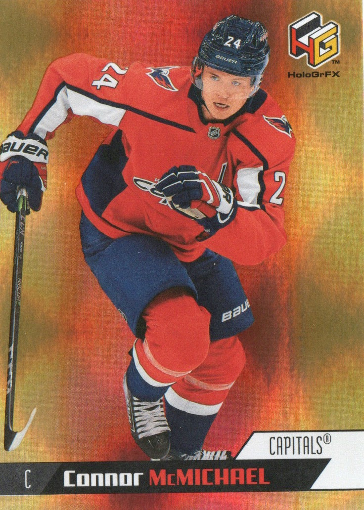 2020-21 Upper Deck Extended Series Hockey - HoloGrFX #HG-17 Connor McMichael - Washington Capitals