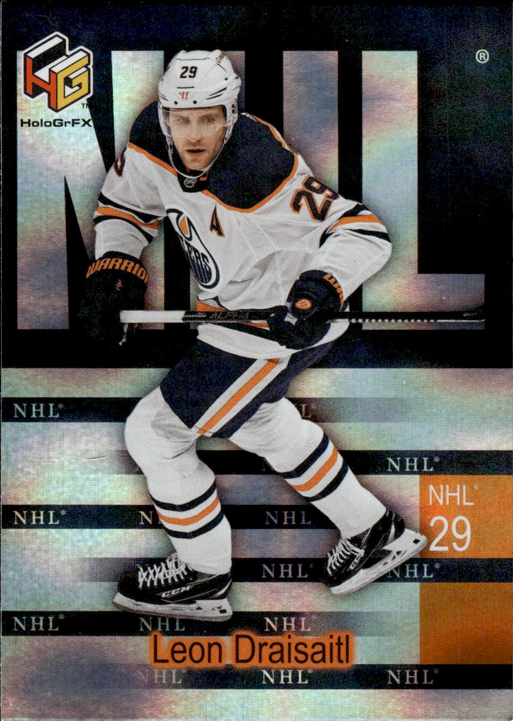 2020-21 Upper Deck Extended Series Holo GrFx #NHL-12 Leon Draisaitl - Edmonton Oilers