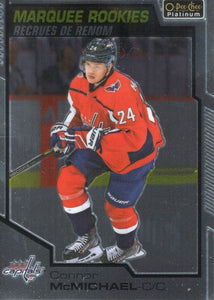 2020-21 Upper Deck O-Pee-Chee Platinum Hockey - Base - Marquee Rookies #154 Connor McMichael - Washington Capitals