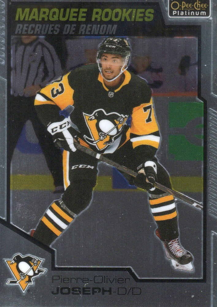 2020-21 Upper Deck O-Pee-Chee Platinum Hockey - Base - Marquee Rookies #177 Pierre-Olivier Joseph - Pittsburgh Penguins