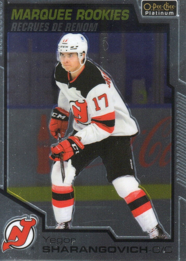 2020-21 Upper Deck O-Pee-Chee Platinum Hockey - Base - Marquee Rookies #178 Yegor Sharangovich - New Jersey Devils