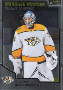 2020-21 Upper Deck O-Pee-Chee Platinum Hockey - Base - Marquee Rookies #180 Connor Ingram - Nashville Predators