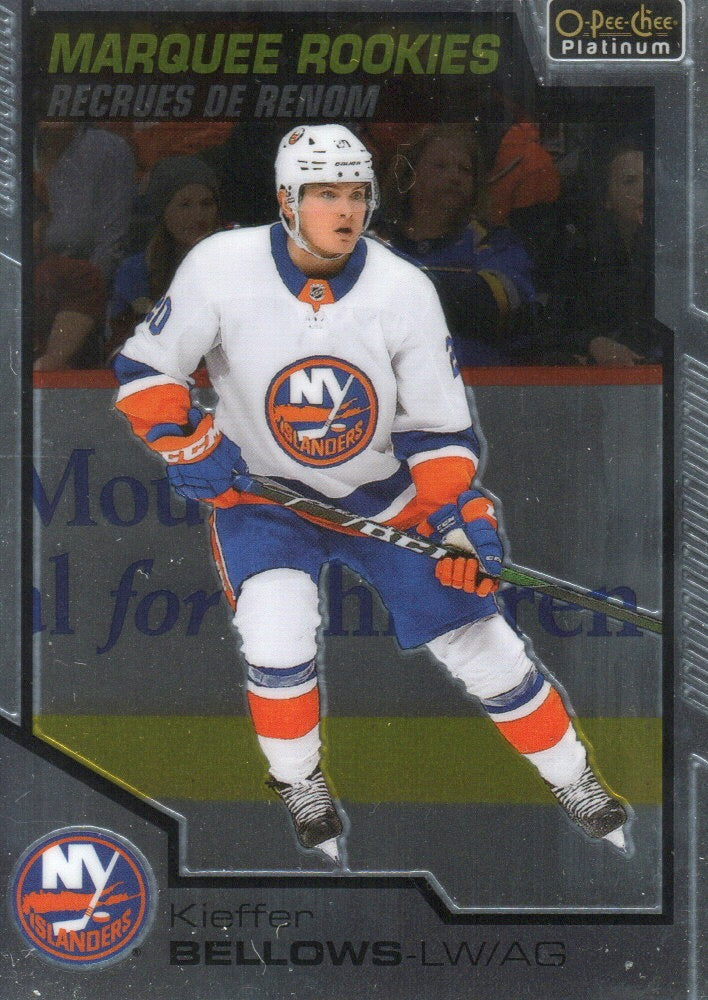 2020-21 Upper Deck O-Pee-Chee Platinum Hockey - Base - Marquee Rookies #181 Kieffer Bellows - New York Islanders