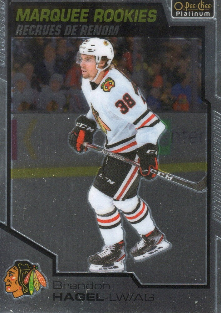 2020-21 Upper Deck O-Pee-Chee Platinum Hockey - Base - Marquee Rookies #183 Brandon Hagel - Chicago Blackhawks