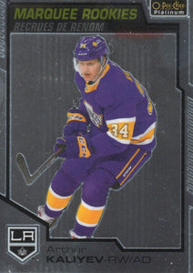 2020-21 Upper Deck O-Pee-Chee Platinum Hockey - Base - Marquee Rookies #192 Arthur Kaliyev - Los Angeles Kings