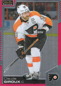 2020-21 Upper Deck O-Pee-Chee Platinum Hockey - Base - Matte Pink #12 Claude Giroux - Philadelphia Flyers