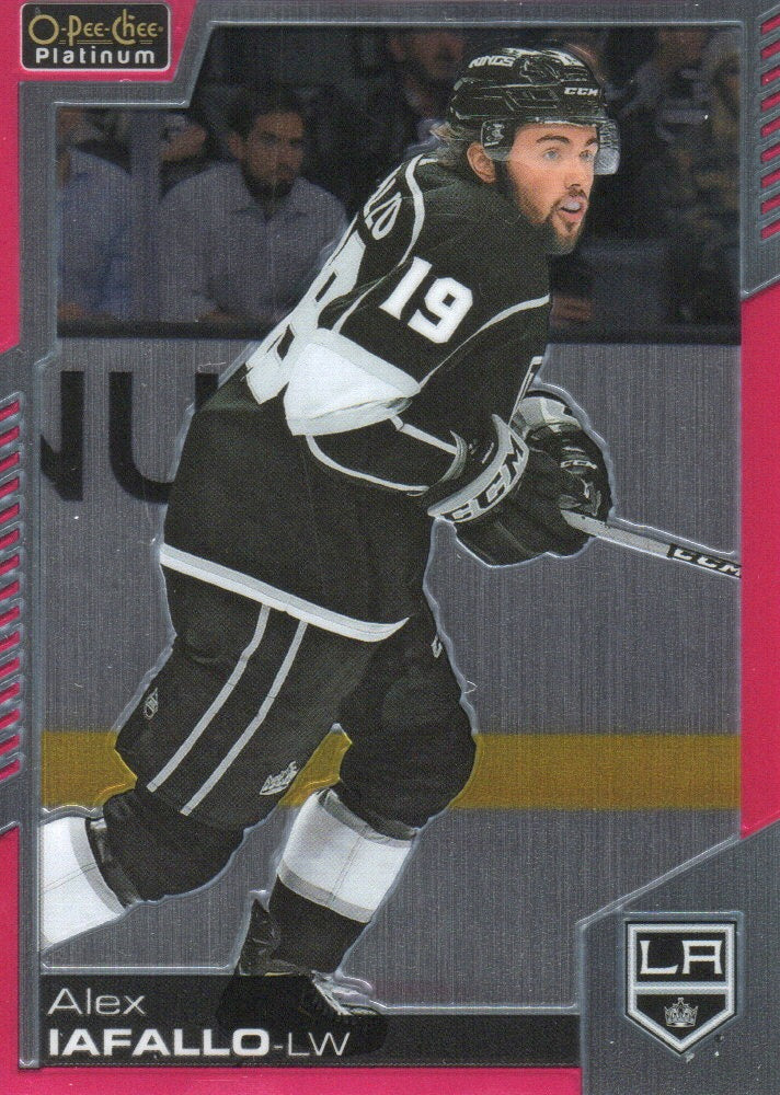 2020-21 Upper Deck O-Pee-Chee Platinum Hockey - Base - Matte Pink #93 Alex Iafallo - Los Angles Kings