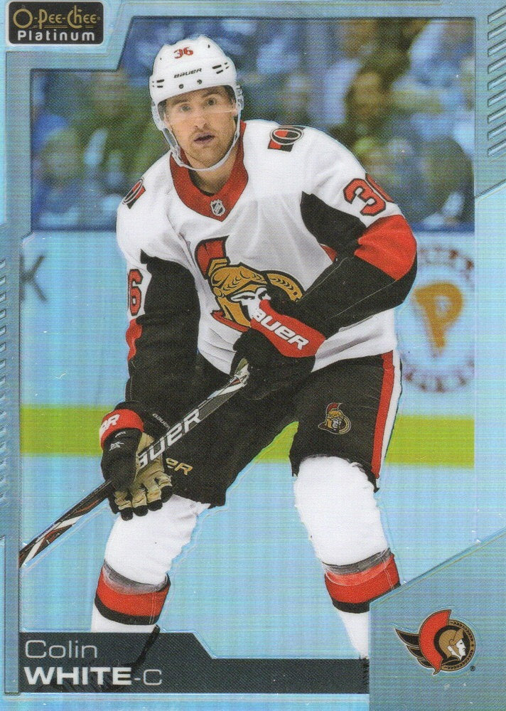 2020-21 Upper Deck O-Pee-Chee Platinum Hockey - Base - Rainbow #113 Colin White - Ottawa Senators