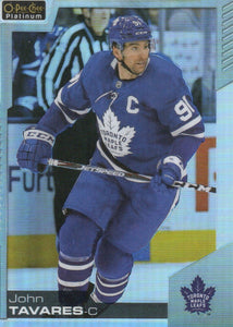 2020-21 Upper Deck O-Pee-Chee Platinum Hockey - Base - Rainbow #139 John Tavares - Toronto Maple Leafs