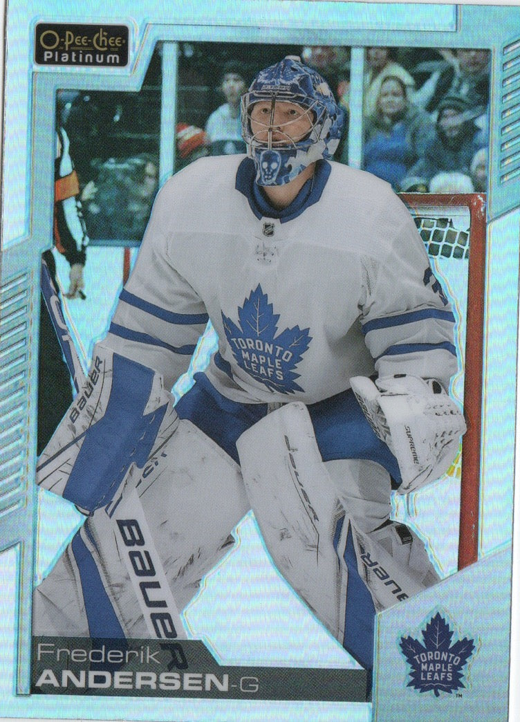 2020-21 Upper Deck O-Pee-Chee Platinum Hockey - Base - Rainbow #46 Frederik Anderson - Toronto Maple Leafs