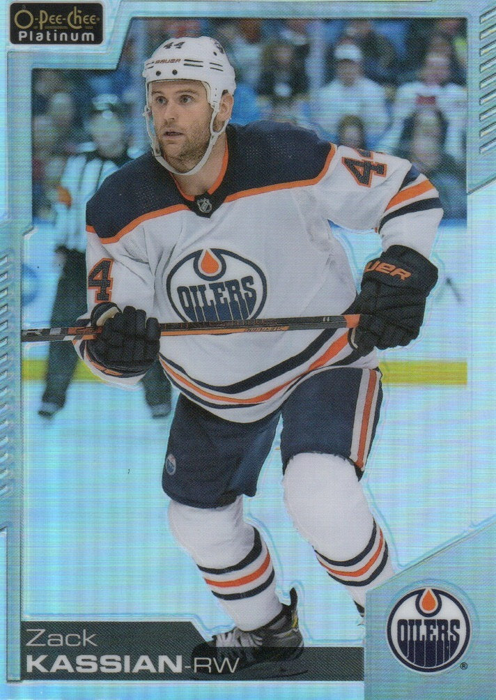 2020-21 Upper Deck O-Pee-Chee Platinum Hockey - Base - Rainbow #84 Zack Kassian - Edmonton Oilers