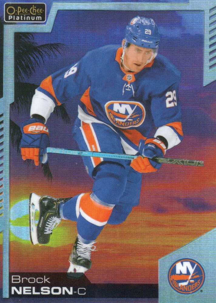 2020-21 Upper Deck O-Pee-Chee Platinum Hockey - Base - Sunset #104 Brock Nelson - New York Islanders