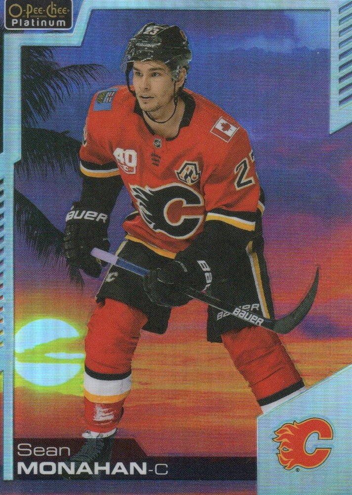 2020-21 Upper Deck O-Pee-Chee Platinum Hockey - Base - Sunset #117 Sean Monahan - Calgary Flames