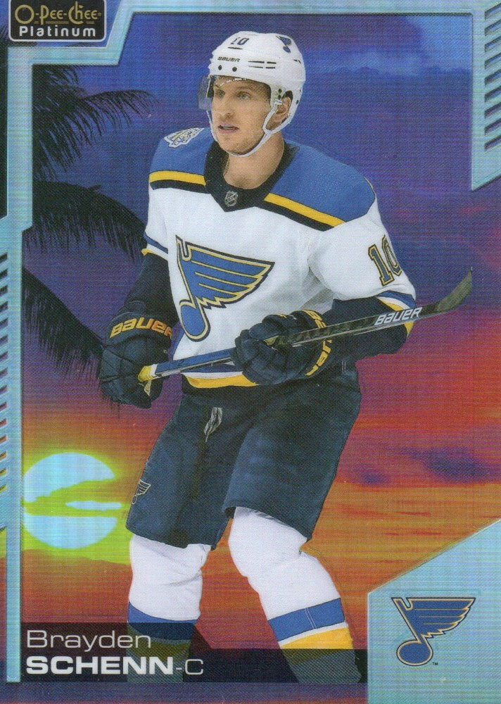 2020-21 Upper Deck O-Pee-Chee Platinum Hockey - Base - Sunset #62 Brayden Schenn - St. Louis Blues