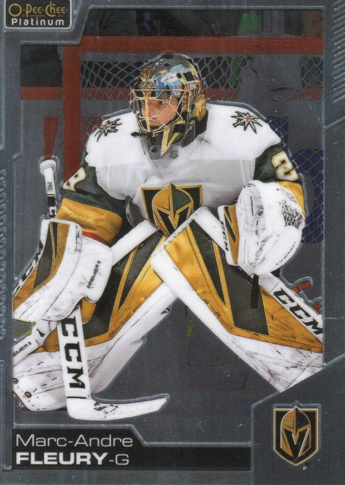 2020-21 Upper Deck O-Pee-Chee Platinum Hockey - Base #124 Marc-Andre Fleury - Vegas Golden Knights