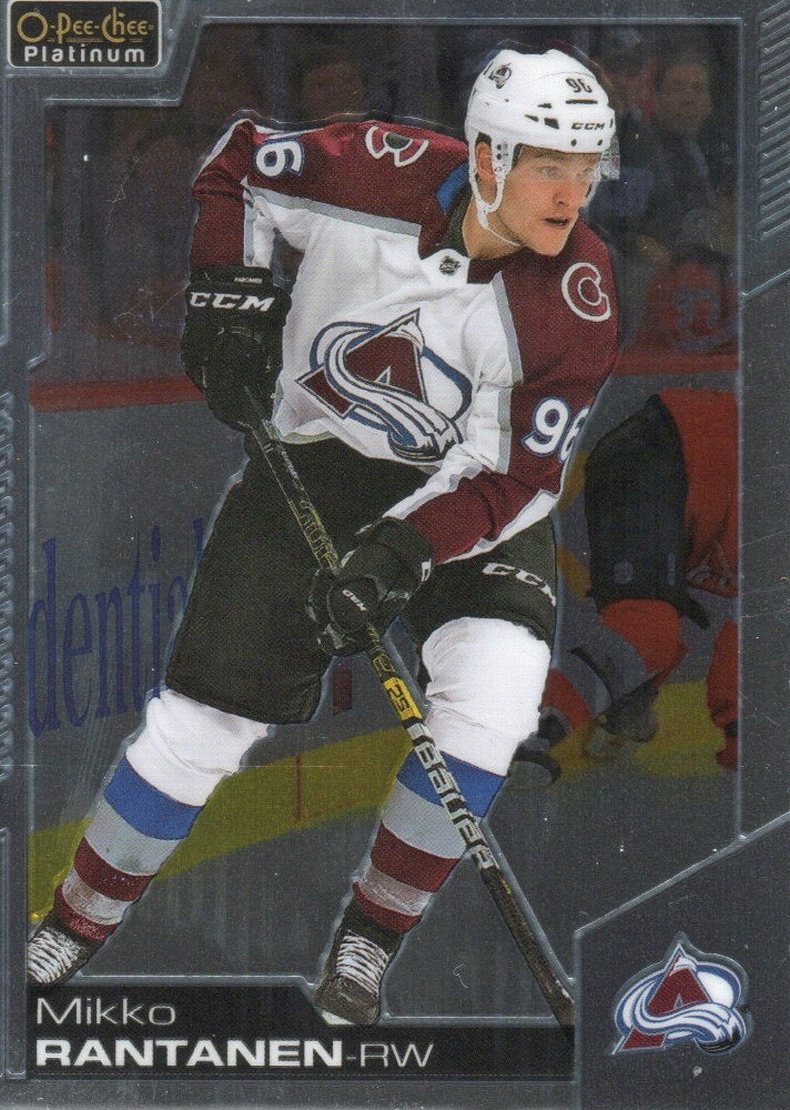 2020-21 Upper Deck O-Pee-Chee Platinum Hockey - Base #125 Mikko Rantanen - Colorado Avalanche