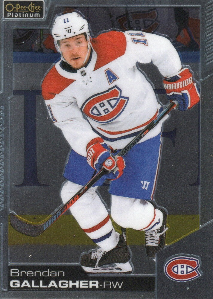 2020-21 Upper Deck O-Pee-Chee Platinum Hockey - Base #128 Brendan Gallagher - Montreal Canadiens