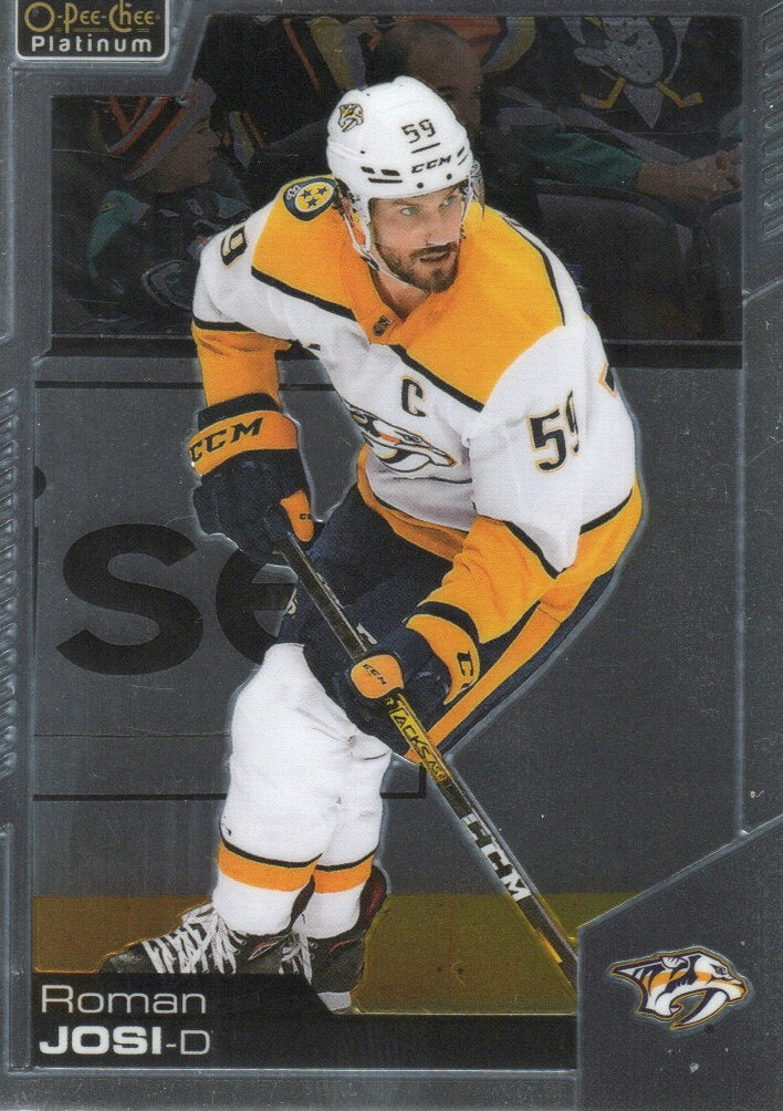 2020-21 Upper Deck O-Pee-Chee Platinum Hockey - Base #130 Roman Josi - Nashville Predators