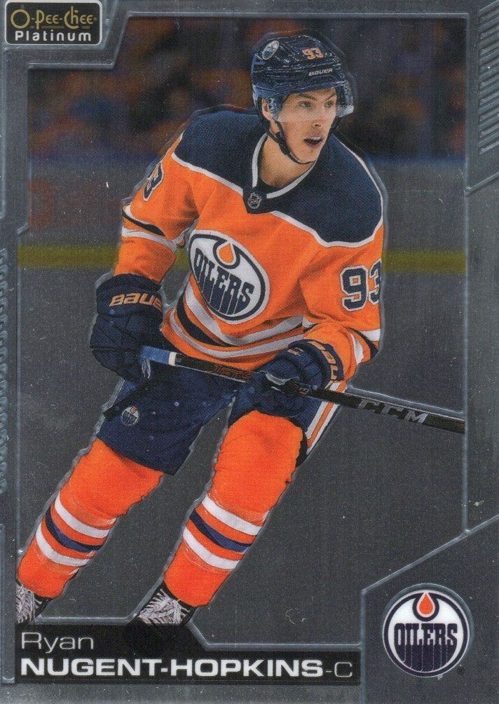 2020-21 Upper Deck O-Pee-Chee Platinum Hockey - Base #136 Ryan Nugent-Hopkins - Edmonton Oilers