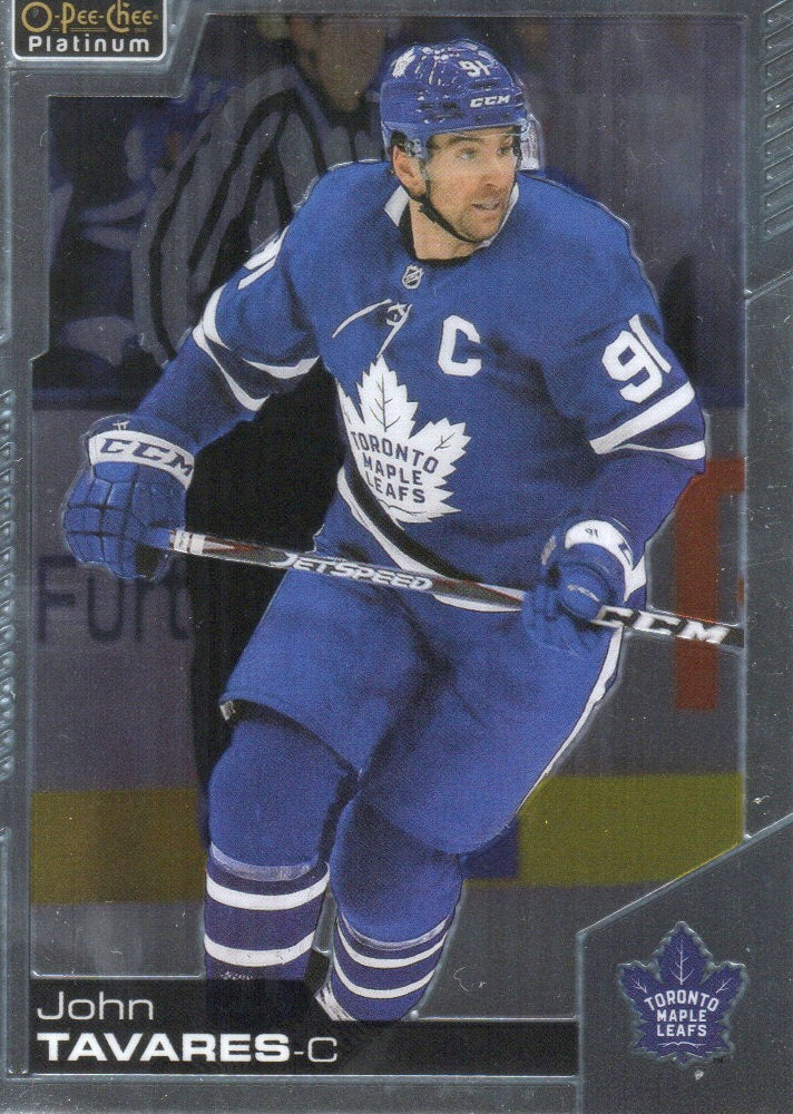 2020-21 Upper Deck O-Pee-Chee Platinum Hockey - Base #139 John Tavares - Toronto Maple Leafs