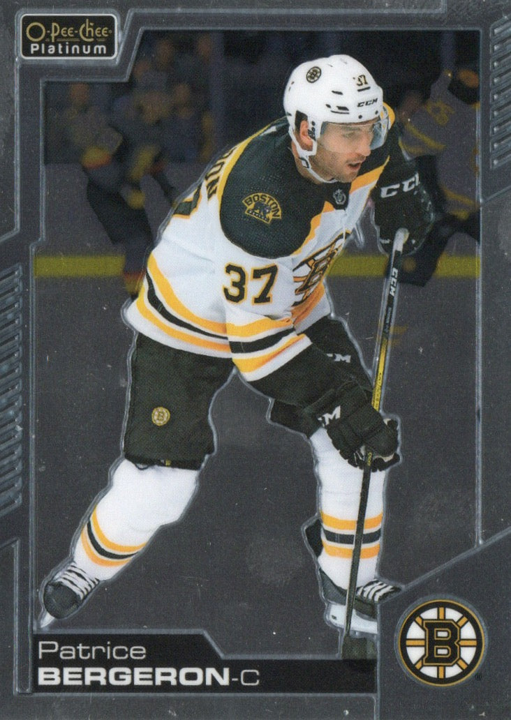 2020-21 Upper Deck O-Pee-Chee Platinum Hockey - Base #13 Patrice Bergeron - Boston Bruins