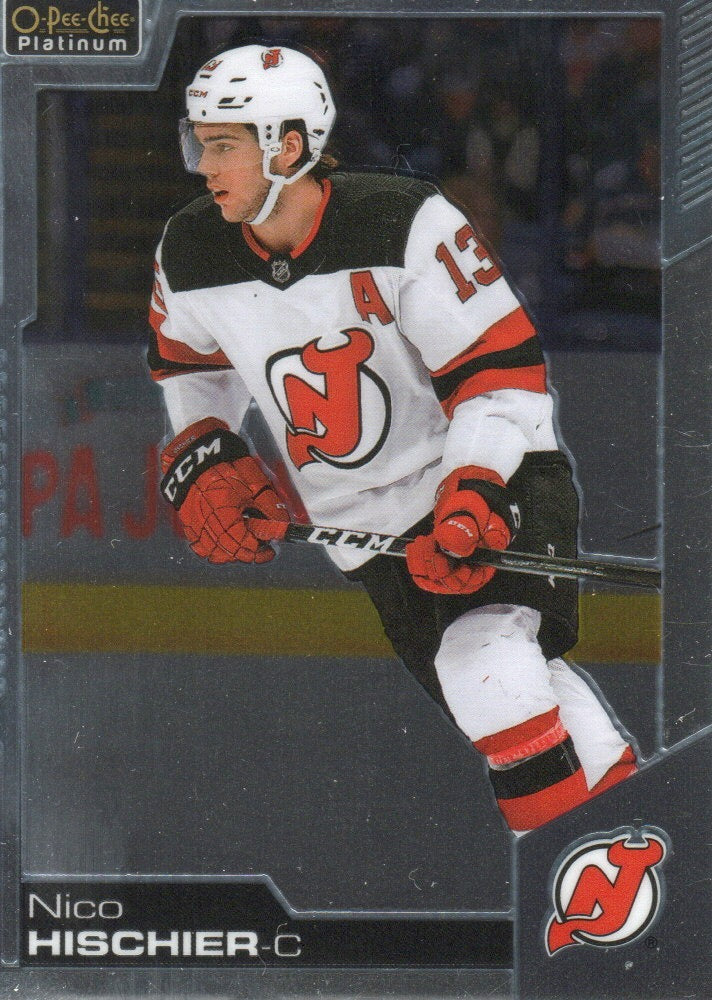 2020-21 Upper Deck O-Pee-Chee Platinum Hockey - Base #146 Nico Hischier - New Jersey Devils