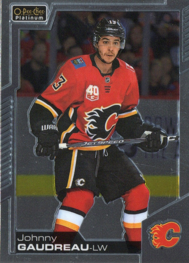 2020-21 Upper Deck O-Pee-Chee Platinum Hockey - Base #21 Johnnu Gaudreau - Calgary Flames