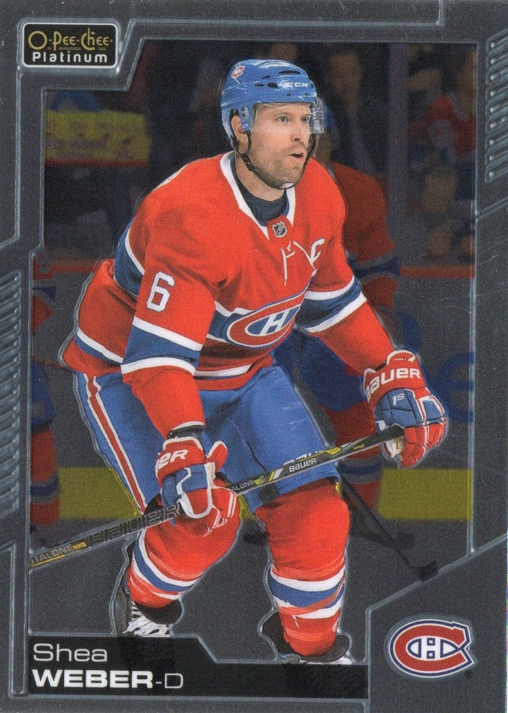 2020-21 Upper Deck O-Pee-Chee Platinum Hockey - Base #23 Shea Webber - Montreal Canadiens