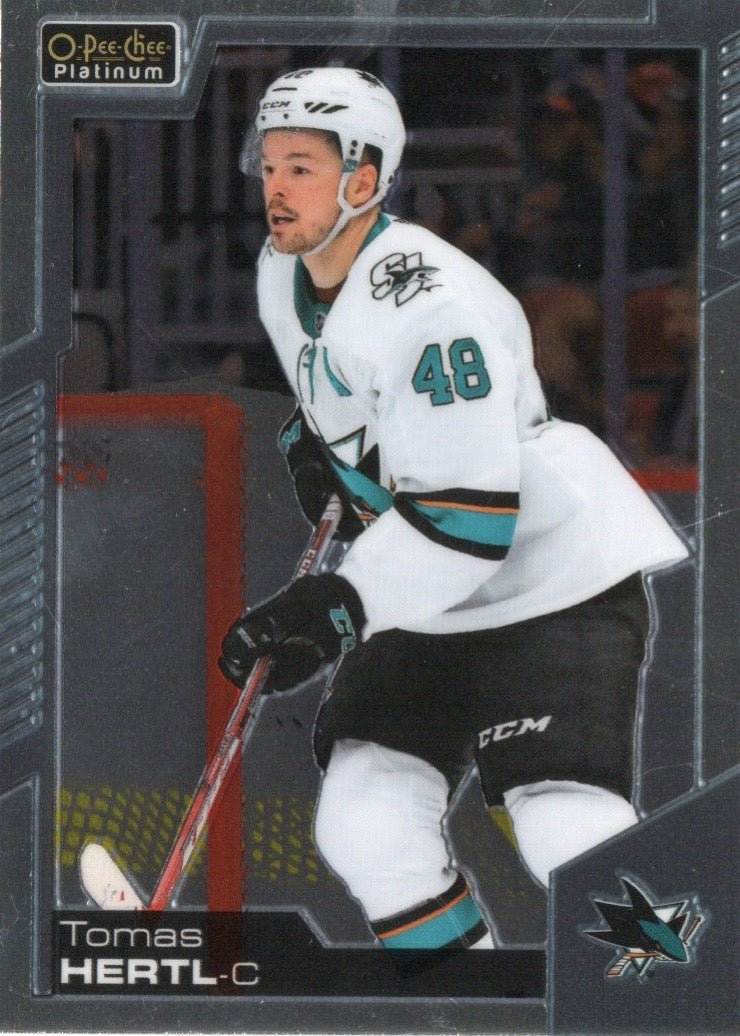 2020-21 Upper Deck O-Pee-Chee Platinum Hockey - Base #47 Tomas Hertl - San Jose Sharks