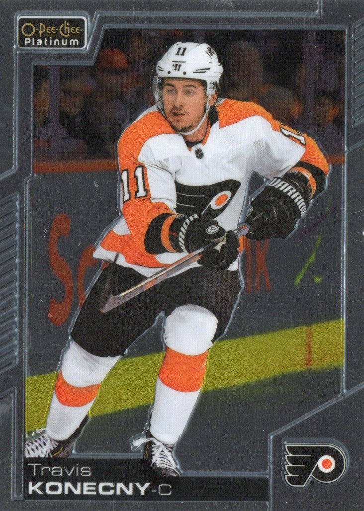 2020-21 Upper Deck O-Pee-Chee Platinum Hockey - Base #48 Trevis Konecny - Philadelphia Flyers