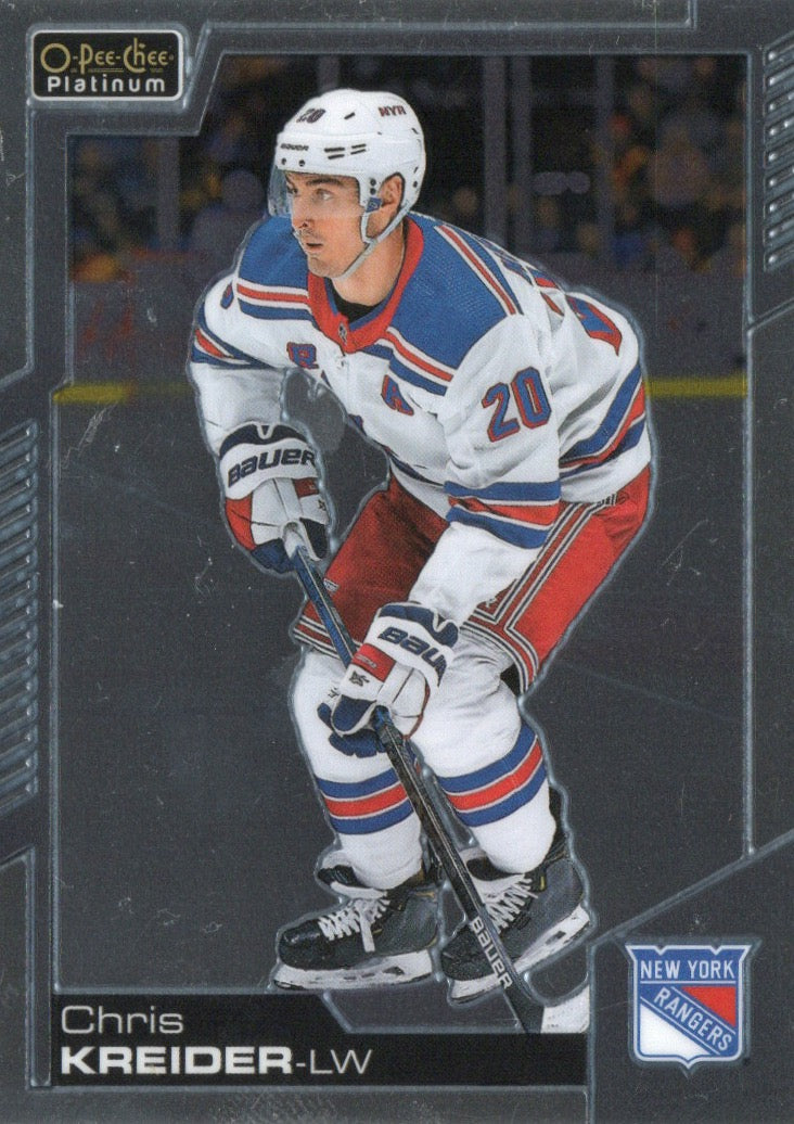 2020-21 Upper Deck O-Pee-Chee Platinum Hockey - Base #49 Chris Kreider - New York Rangers