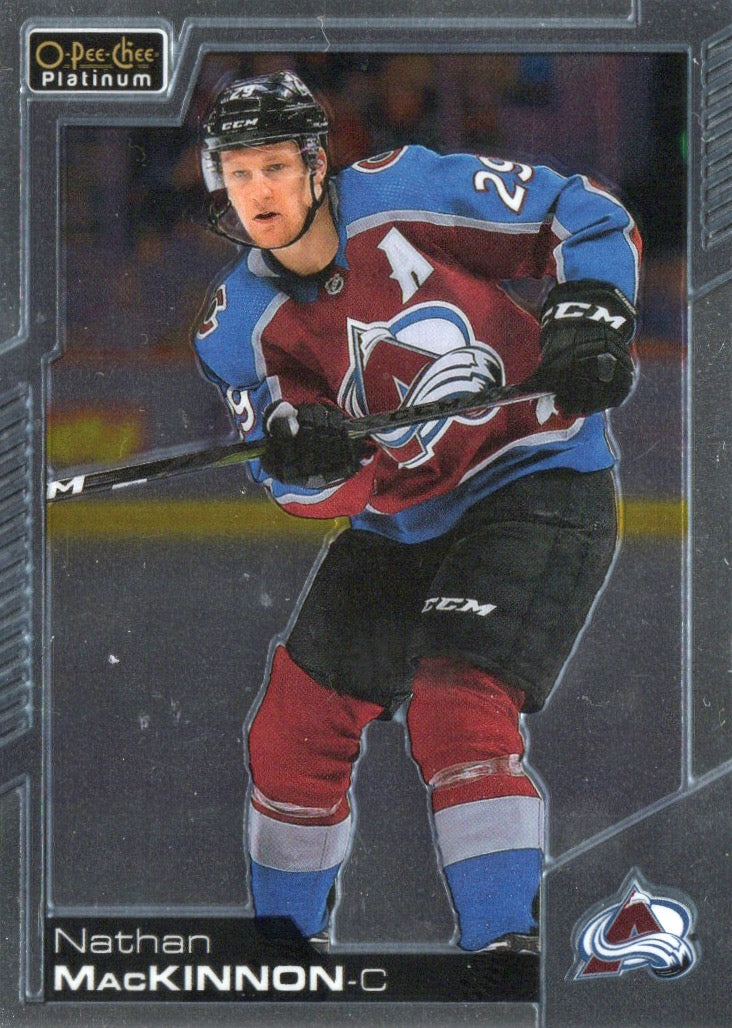 2020-21 Upper Deck O-Pee-Chee Platinum Hockey - Base #4 Nathan MacKinnon - Colorado Avalanche