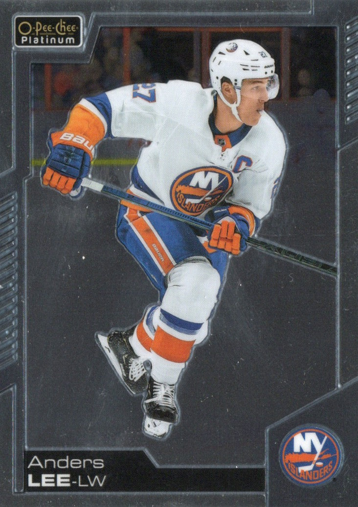 2020-21 Upper Deck O-Pee-Chee Platinum Hockey - Base #53 Anders lee - New York Islanders