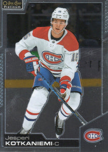 2020-21 Upper Deck O-Pee-Chee Platinum Hockey - Base #56 Jesperi Kotkaniemi - Montreal Canadiens