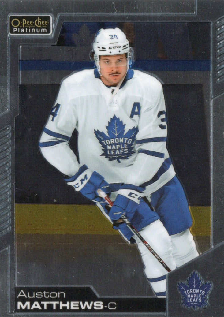 2020-21 Upper Deck O-Pee-Chee Platinum Hockey - Base #5 Auston Matthews - Toronto Maple Leafs