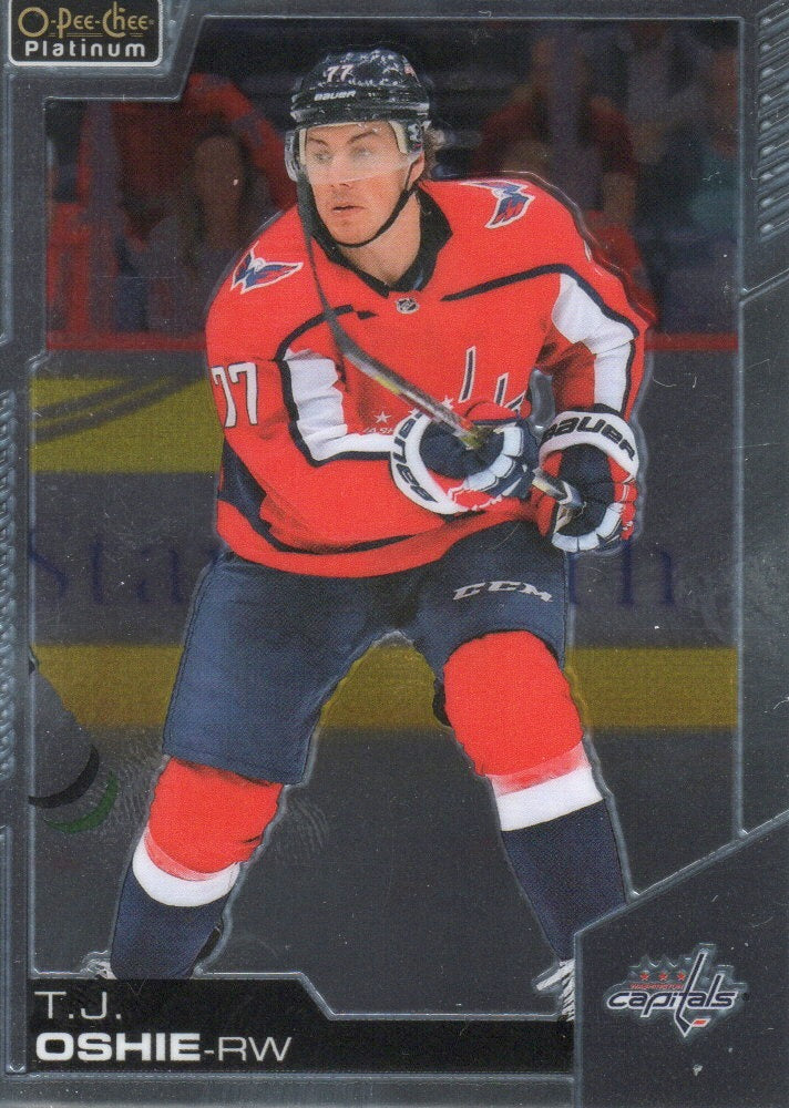 2020-21 Upper Deck O-Pee-Chee Platinum Hockey - Base #83 T.J. Oshie - Washington Capitals