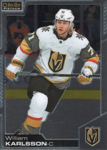 2020-21 Upper Deck O-Pee-Chee Platinum Hockey - Base #95 William Karlsson - Vegas Golden Knights