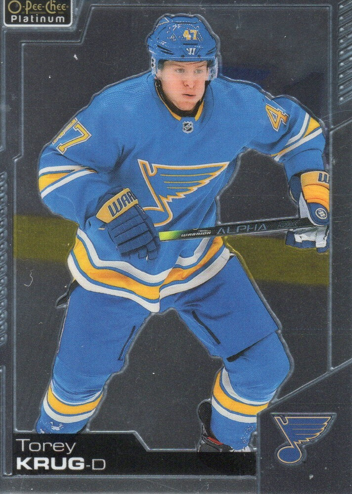 2020-21 Upper Deck O-Pee-Chee Platinum Hockey - Base #99 Torey Krug - St. Louis Blues