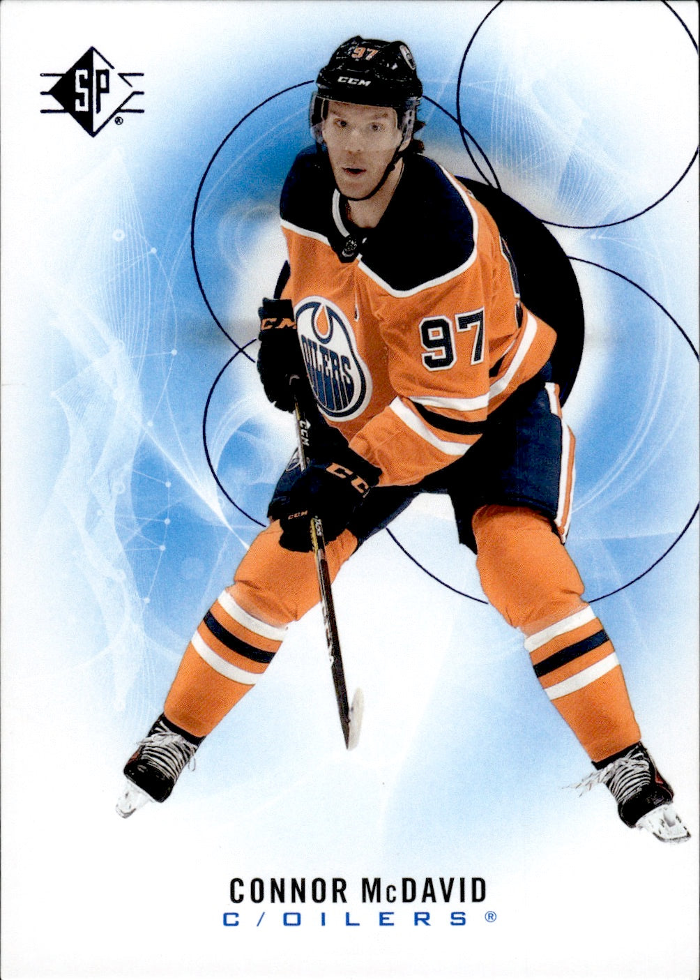 2020-21 Upper Deck SP Hockey Blue #90 Connor McDavid - Edmonton Oilers