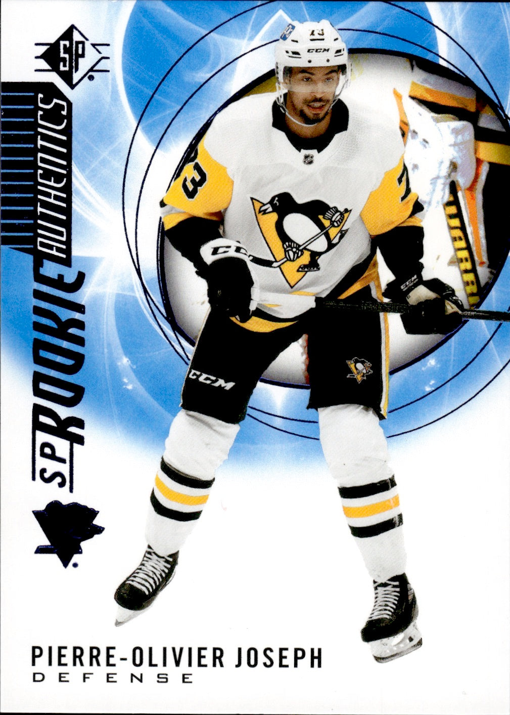 2020-21 Upper Deck SP Hockey Rookie #107 Pierre-Olivier Joseph - Pittsburgh Penguins