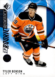 2020-21 Upper Deck SP Hockey Rookie #122 Tyler Benson - Edmonton Oilers