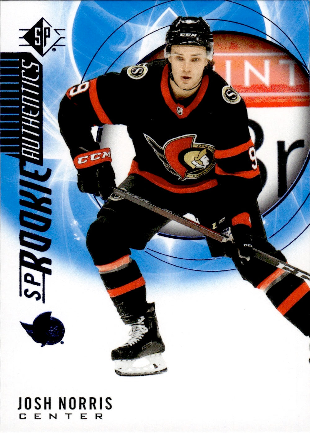 2020-21 Upper Deck SP Hockey Rookie #135 Josh Norris - Ottawa Senators